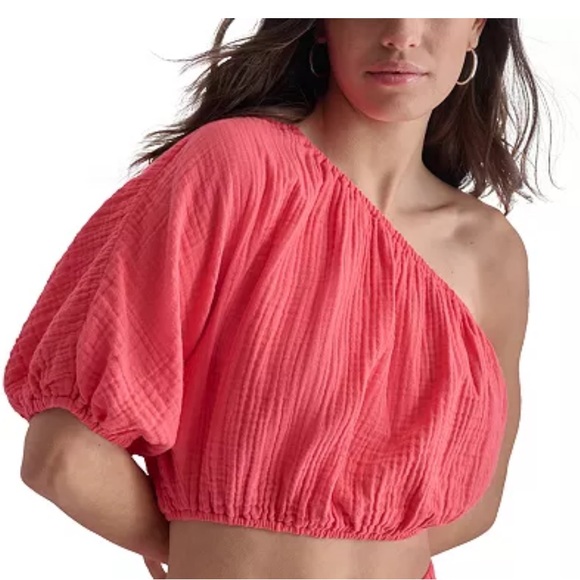 New DKNY Muslin top in Lilac Mist - Picture 1 of 5